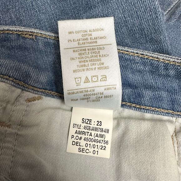 JOE’S JEANS 23 Curvy Mid Rise Skinny Ankle Denim Lightweight Casual Everyday - Picture 7 of 8